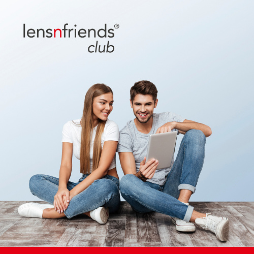 lensnfriends® club – und Sie haben immer Kontaktlinsen parat!